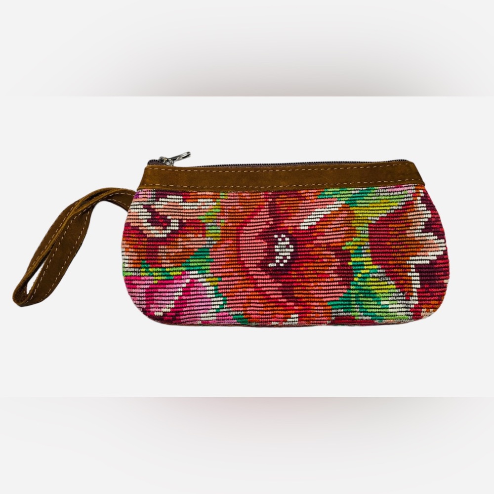 Nena & Co. Wristlet Floral Guatemalan Clutchโ